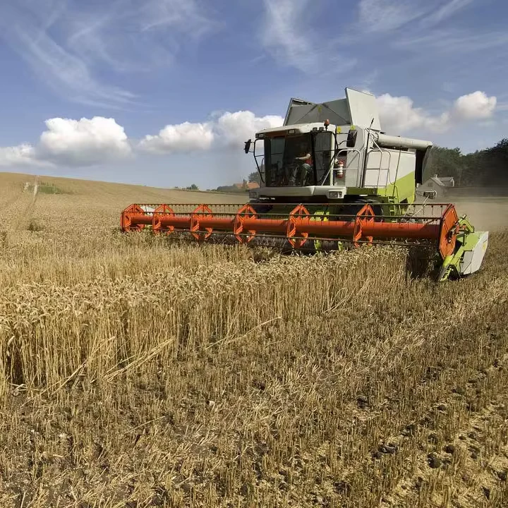 Factory Supply Agricultural Machinery 85HP Harvester Diesel Combine Harvester AW85G for Rice & Wheat for Sale