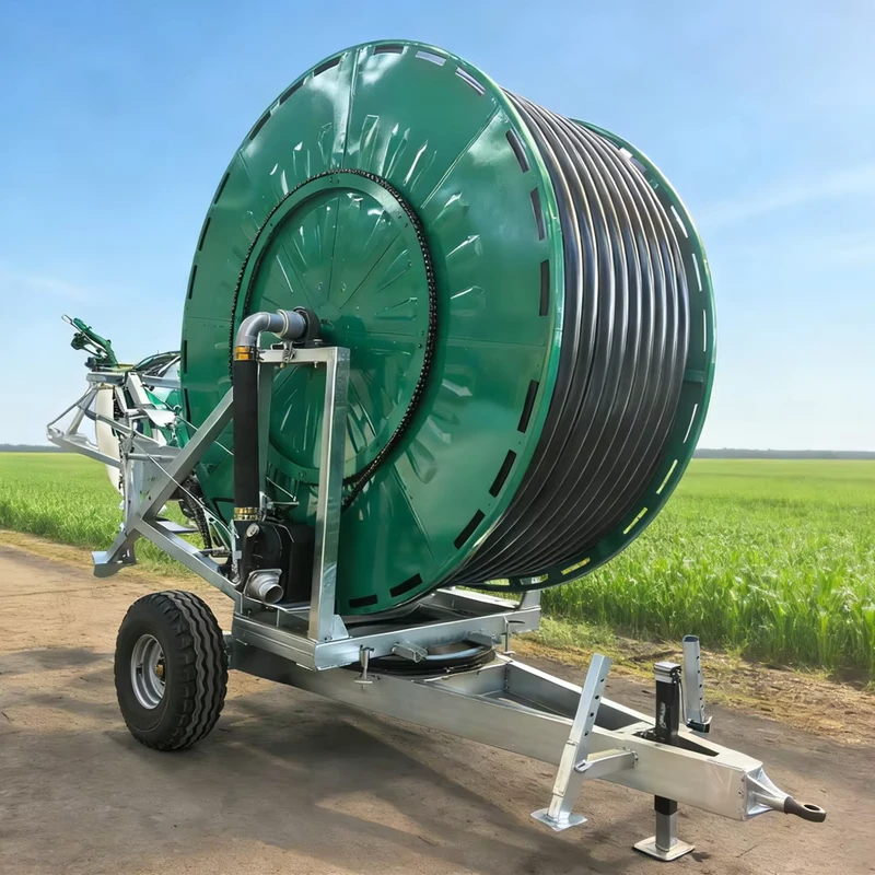 Farm Irrigation System With Hose Reel & Rain Gun Sprinkler Irrigation Machine for Efficient Crop Watering