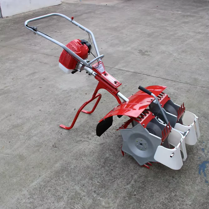 Farm Machinery Equipment 2 Row Paddy Field Weeder Rice Paddy Weeder