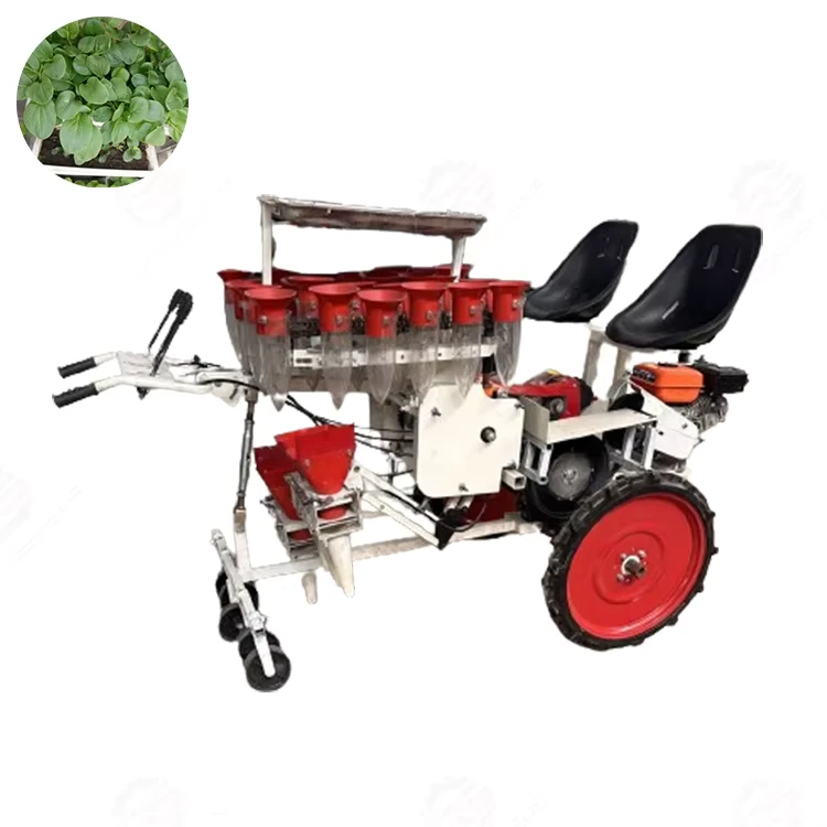 Farm Planting Machine for Vegetable Seedling Tractor Driven Lettuce Transplanting Machine Pepper Transplanter