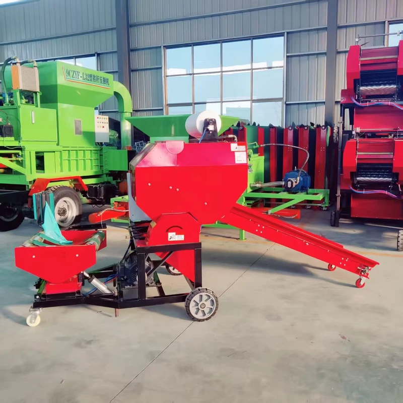 Farm Silage Forage Baler Cutting and Packing Wrapping Machine Animal Feed Corn Silage Round Baler Wrapper Making Machine