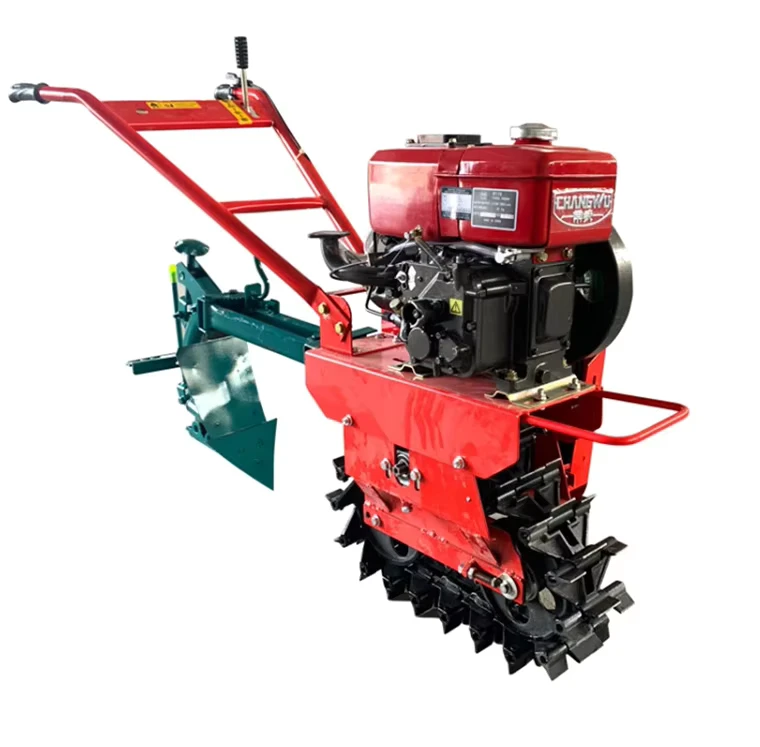 Farmer Use Agriculture Power Petrol Plowing Machine Mini Tiller Diesel Engine Plough Cultivators