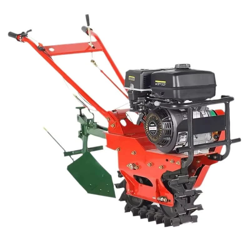 Farming Machinery Mini Rotary Cultivator Rotary Tiller Powered by Gasoline Engine diesel Engine Power Tiller