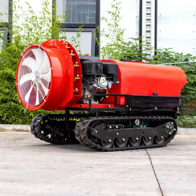 Farmland Orchard Tracked Sprayer Machine Agriculture Remote Control Self Propelled Pesticide Sprayer