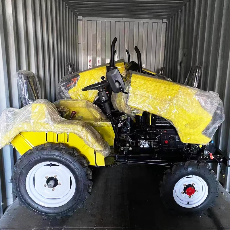 Four Wheel 4x4 Compact Mini Farm Garden Tractors with Mower