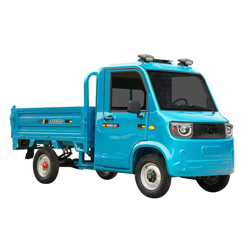 Four-Wheel Electric Vehicle Home Agricultural Use Cargo Transport Dual-Use Gasoline-Electric Pickup Truck Cross-Border Export