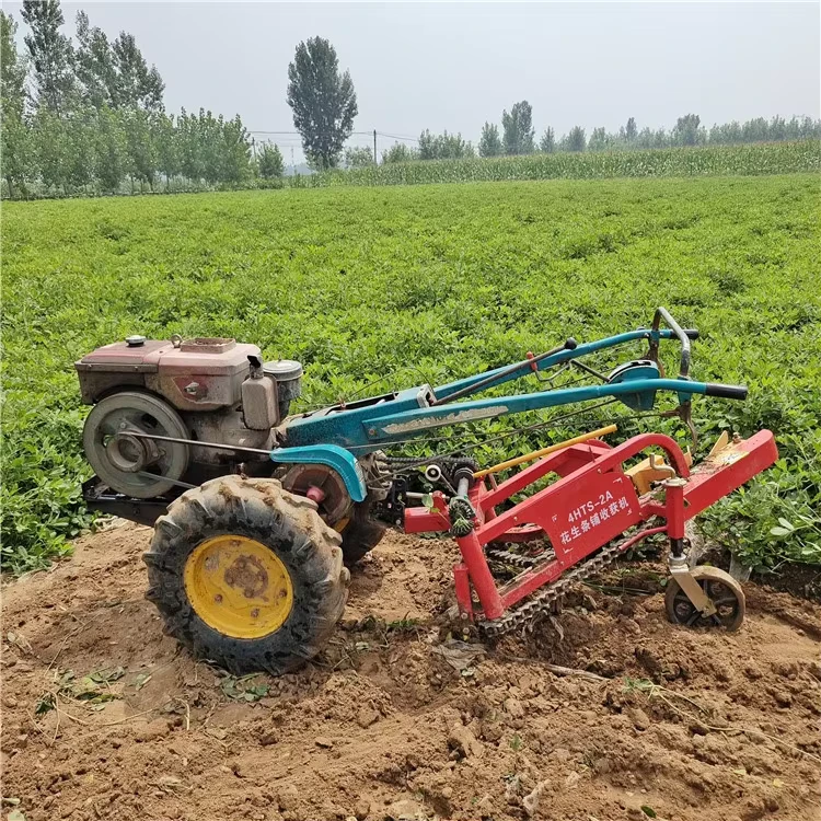 Full Automatic Groundnut Harvesting Machine Peanut Picker Potato Onion Garlic Harvester Carrot Digging Machine