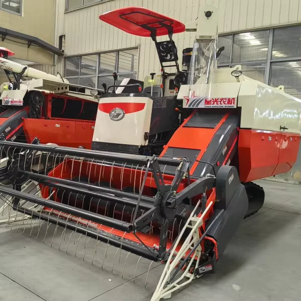 Full Feeding Grain Rice Combine Harvester 102 HP Combine Harvester