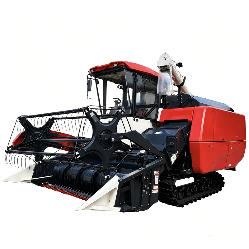 Fully Automatic Large Scale Combined Rice Harvester