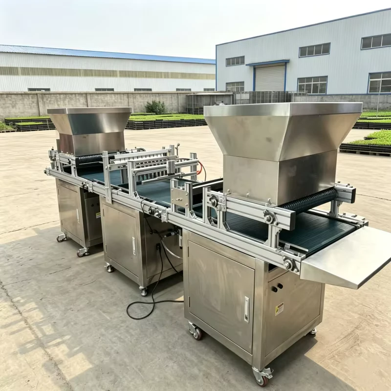 Fully Automatic Nursery Tray Seeding Machine Plug Seedling Paddy Seed Sowing Machine for Flowers Vegetables