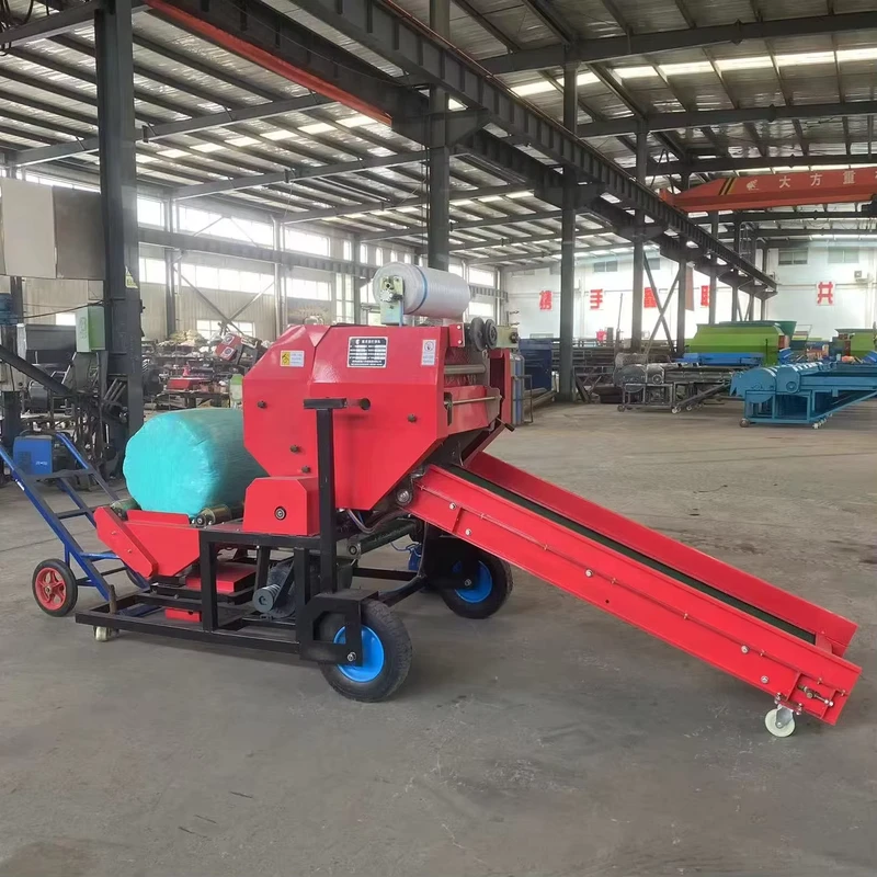 Fully Automatic Round Silage Baler Wrapper Machine Agricultural Silage Compression Wrapping Equipment
