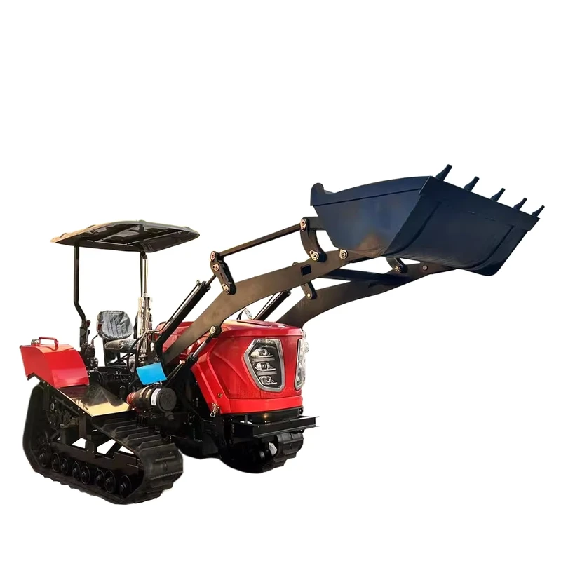 High Efficiency 25hp Crawler Agricultural Tiller Field Crawler Tractor Farm Tiller