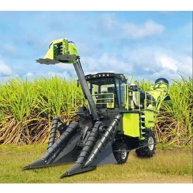 High Efficiency Crawler Sugarcane Harvester AS60T Row Spacing Intelligent Control Sugarcane Cutting Machine