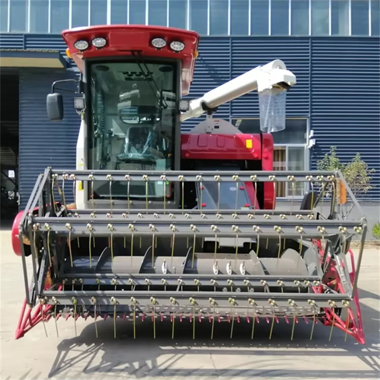 High Efficiency Multifunctional Paddy Reaper Soybean Cutting Machine Maize Grain Combine Rice Harvester