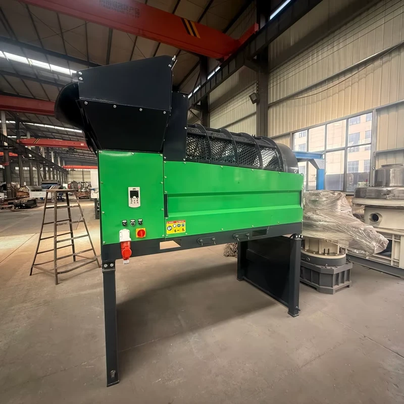 High Efficiency Shaftless Trommel Screen For Sand Soil Compost Gravel Screening