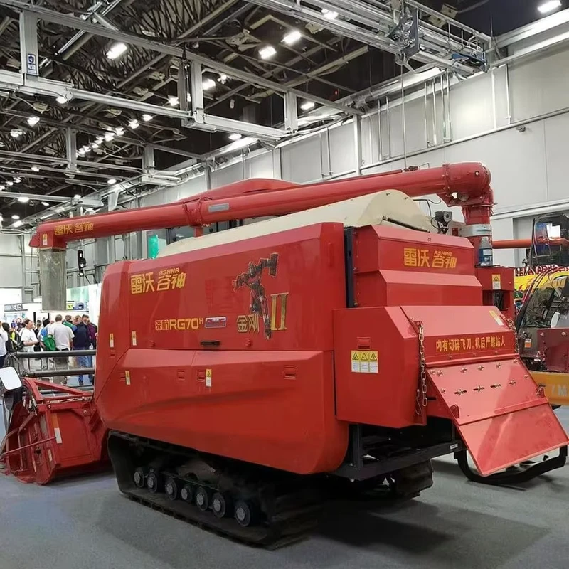 High Horsepower Grain Combine Harvester 140HP Full Automatic Agricultural Machinery