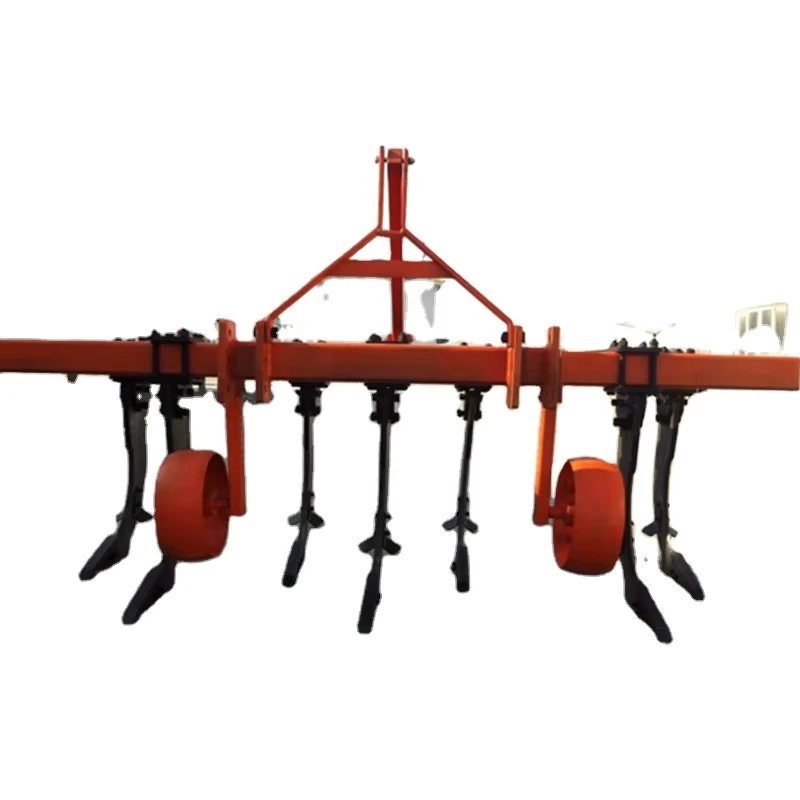 High-Horsepower Tractor-Mounted Diesel Subsoiling Machine 3200mm Working Width 400-500mm Depth Suspension Rear Deep Cultivator