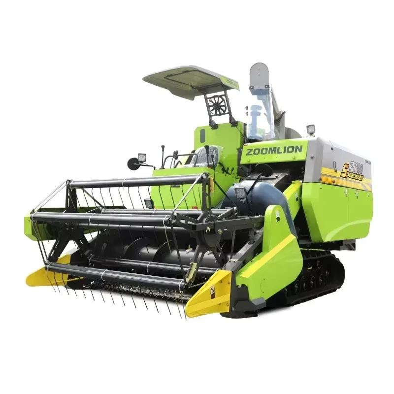 High Performance 190HP Combine Harvester TE100 With Spare Parts