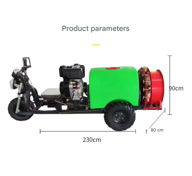High Pressure Orchard Sprayer Automatic Self Propelled Air Fed Large Capacity Water Cooled Atomizing Sprayer Pump Engine Core