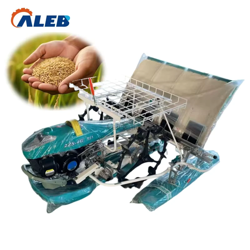 High Productivity 4 and 6 Row Walk Behind Rice Transplanter Seeder Transplanter Machine with Engine