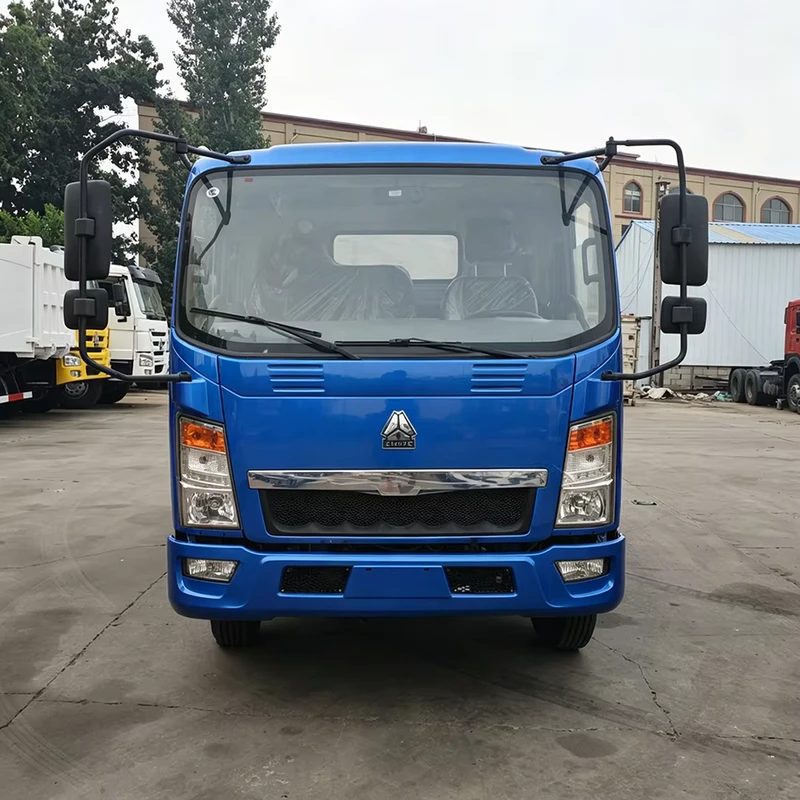 Howo 4x2 Light Dump Lorry 4 Ton Mini Tipper Vehicle For Building Material And Sand Transport