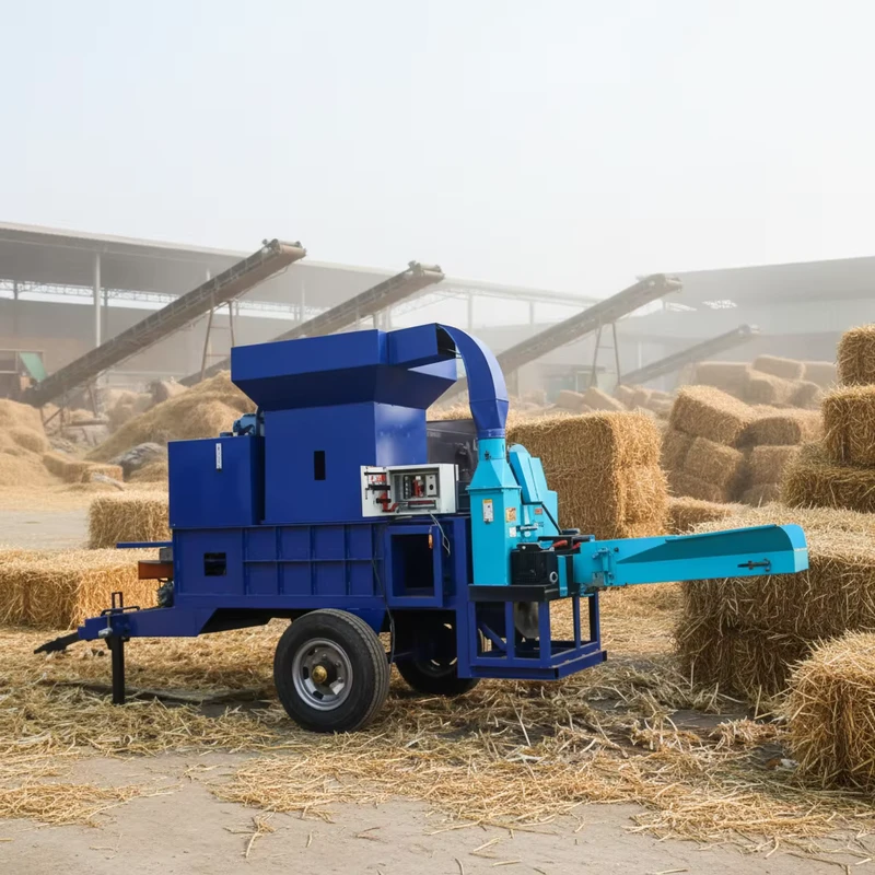 Hydraulic Square Baler Machine with 15kw Motor Engine and Gearbox for High Productivity Alfalfa Hay Grass Crop Straw