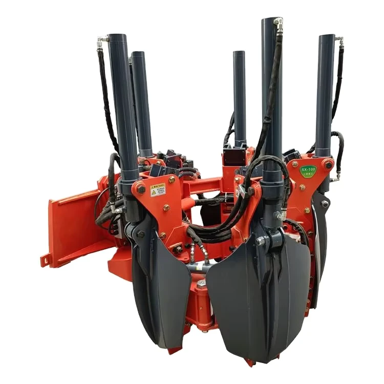 Hydraulic Tree Mover Reasonable Price For Tree Spade Tree Transplanter On Excavator