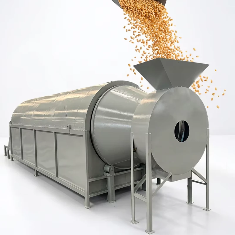 Industrial Electric Rotary Drying Equipment Biomass Grain Drum Dryer Machine for Feeds Coffee Bean Sandy