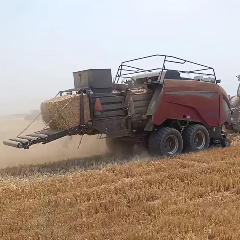 KF Large Square Baler with Enlarged Picking Bin High Productivity for Alfalfa Grass Straw