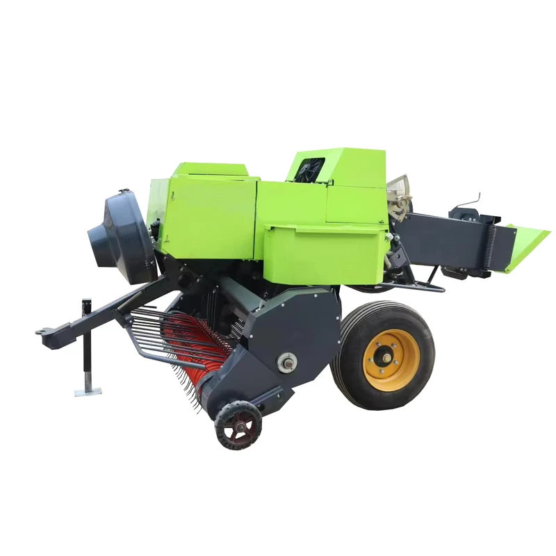 Knotter Square Bale Hay Picker Tractor Drawn Straw Square Bale Picker Durable Agricultural Baler