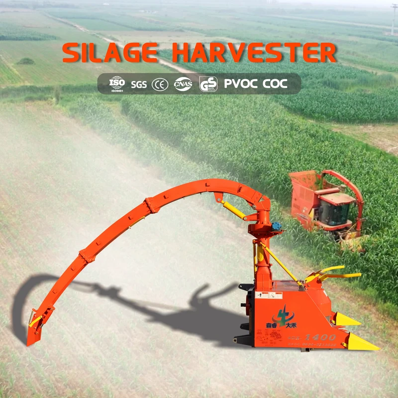 Lightweight 4QX 1400 Tractor Driven Corn Silage Machine Small Forage Harvester Suitable for Global Markets