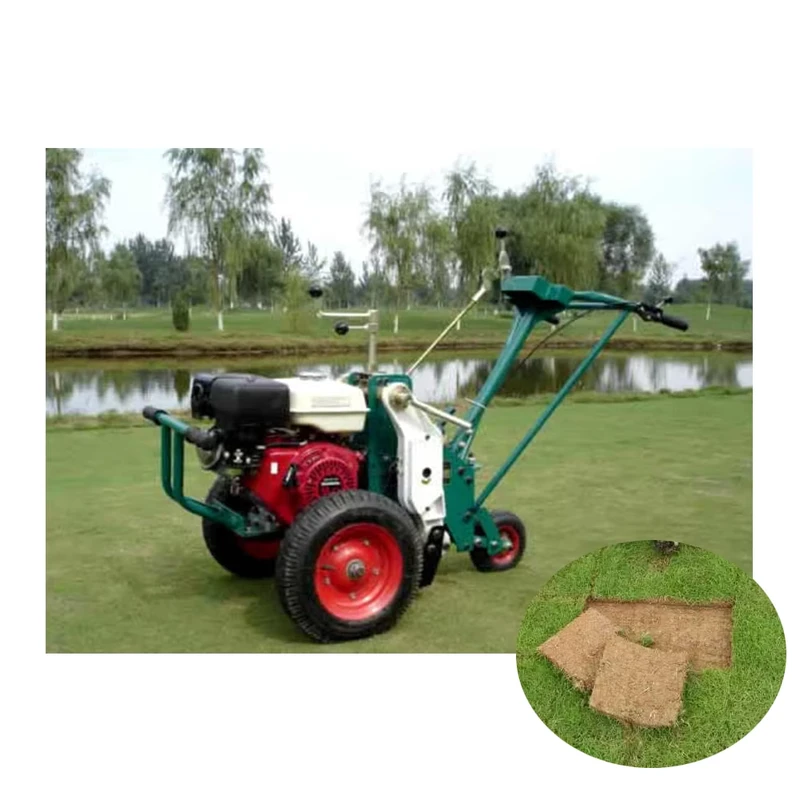 Low Vibration Sod Cutter Adjustable Depth Plot Green Field Shovel Turf Machine With High Efficiency Engine