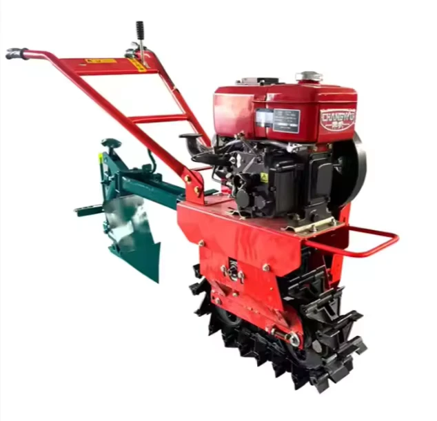 Mini Multifunctional Rotary Cultivators Diesel Tiller Machine Household Plowing Machine Plowing Ditching Machine