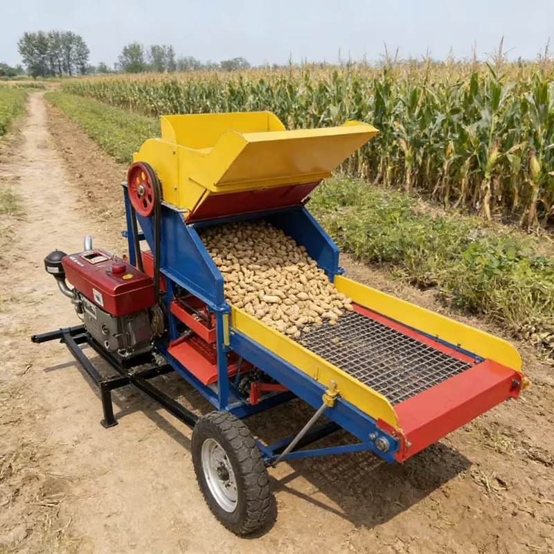 Mini Peanut Harvester Machine Farm Peanut Harvester Picker Machine Automatic Peanut Groundnut Harvester