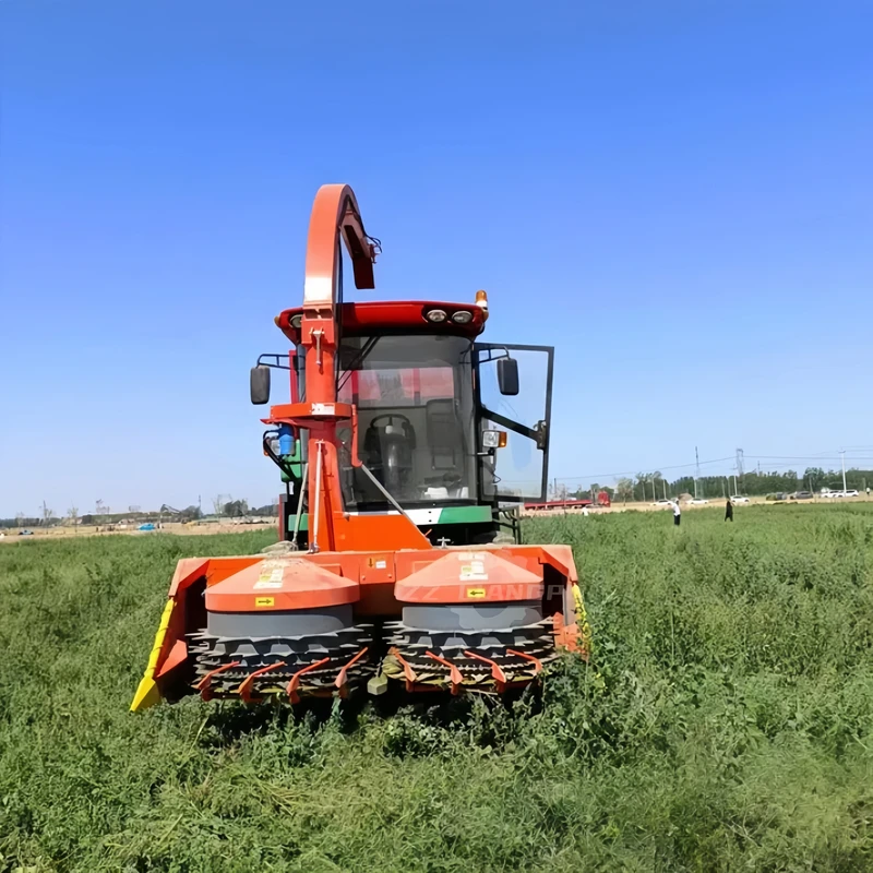 Mini Silage Forage Corn Combine Harvester Corn Silage Baler and Wrapper Machine