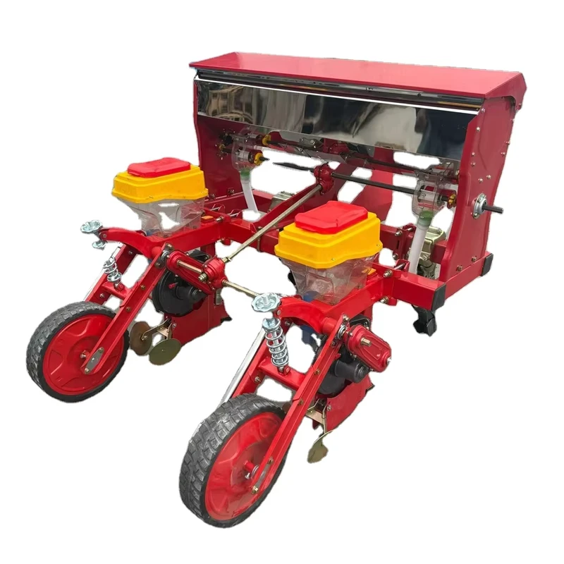 Multi functional Corn Maize Planter Seeding Fertilizing Integrated Machine Engine Adjustable Depth High Productivity Farm Corn