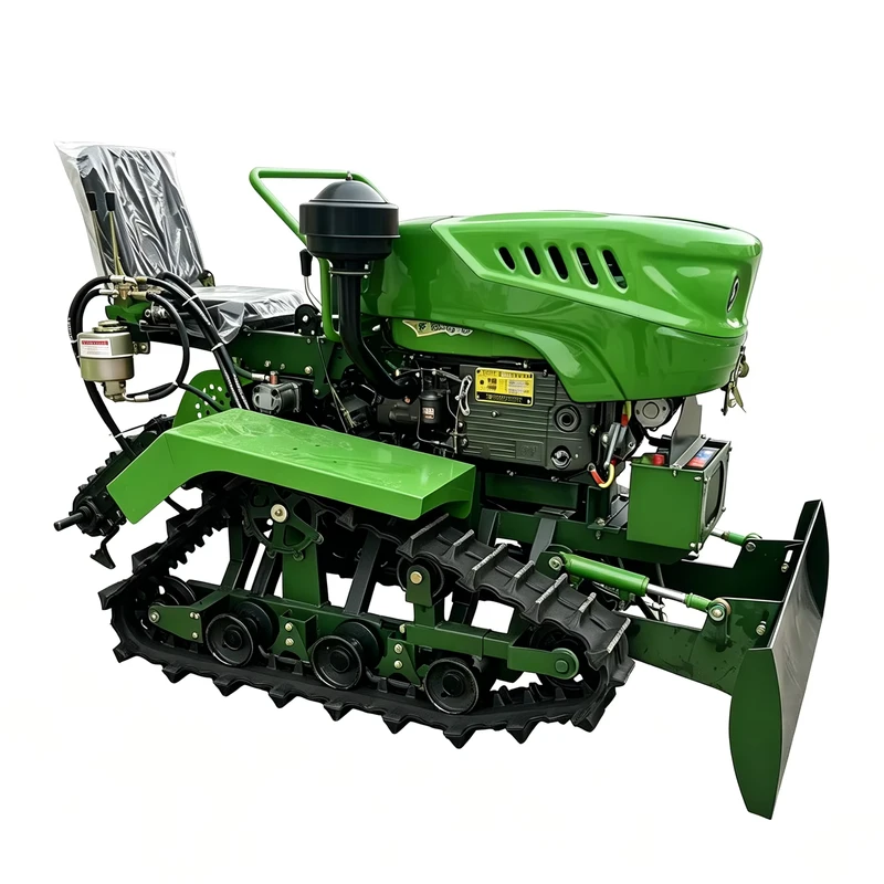 Multifunctional Dryland & Paddy Crawler Tractor with Weeding & Backfill Function