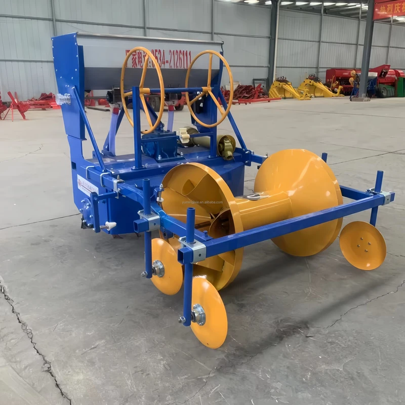 Multifunctional Rotary Tillege Ridging Drip Irrigation Mulching Machine Fertilizer Bed Maker Ridger Machine