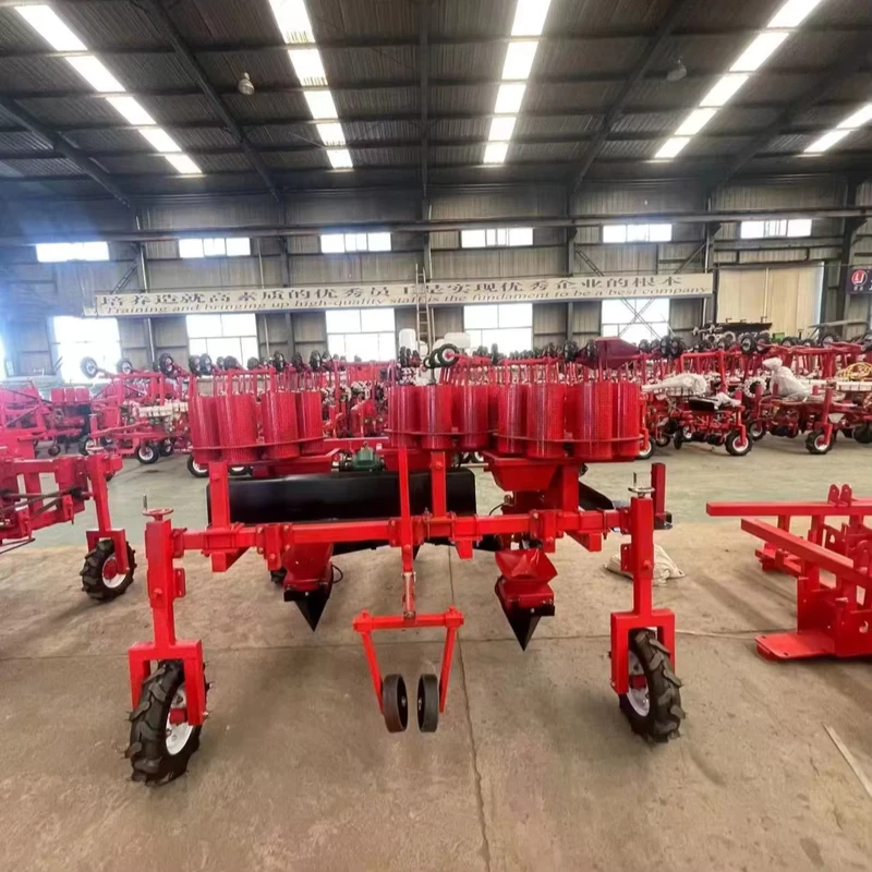 Multifunctional Vegetable Transplanter Onion Sweet Potato Tomato Chili Seeding Gearbox Engine Planter Machine High