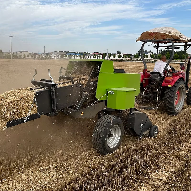 New Design Tractor Driven Small Square Hay Baler Mini Square Hay Baler In Agriculture