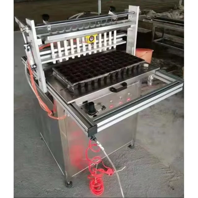New Model Semi Automatic Plug Seedling Tray Seeder Seed Tray Machine for Vegetable Nursery Production