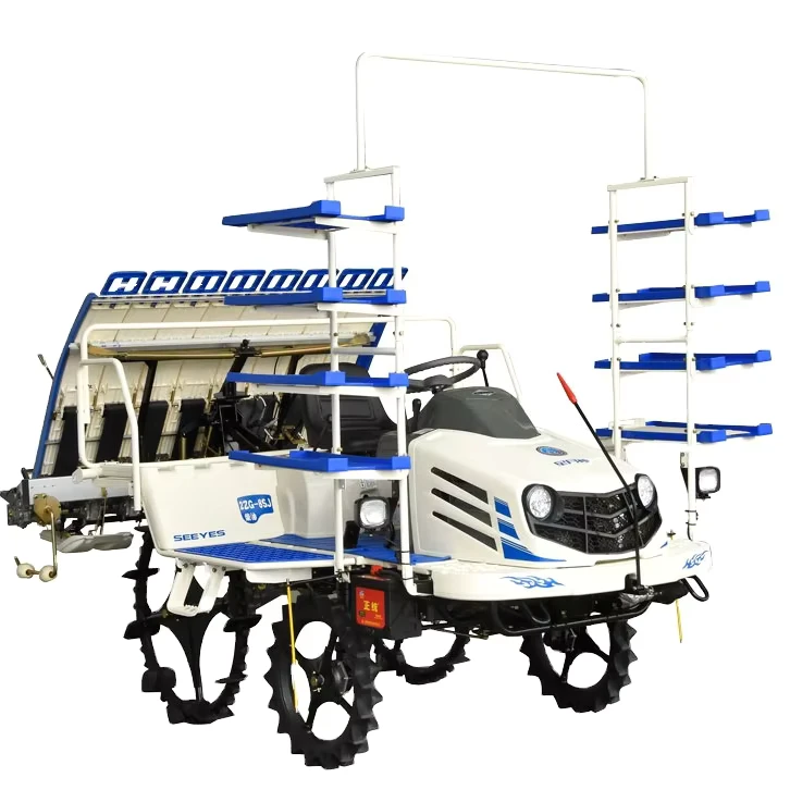 On Site Material Inspection Onsite Technical Support 8 Rows Riding Type Rice Transplanter
