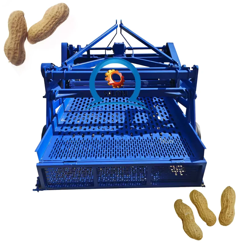 Peanut Picker Tractor Pulled Engine Powered High Efficiency Ground Nut Collector Combine Harvester with High Accuracy
