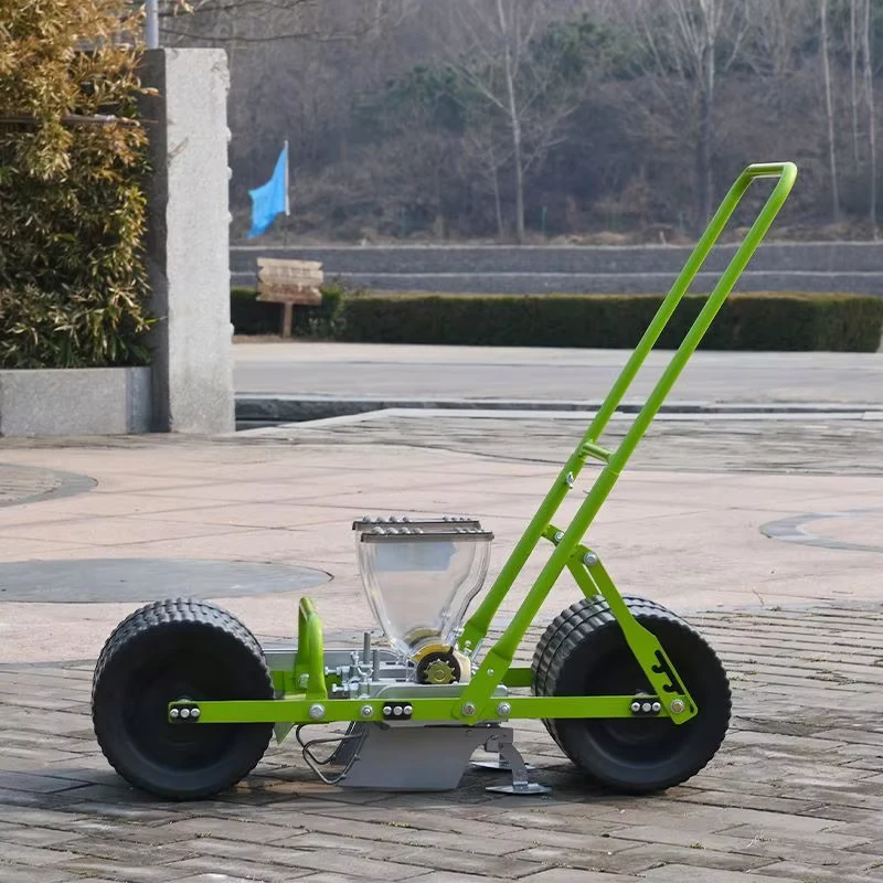 Portable Manual Vegetable Seeder Transplanter 2 Rows for Onion Carrot Spinach Cabbage Sowing Hand Push Vegetable Planter
