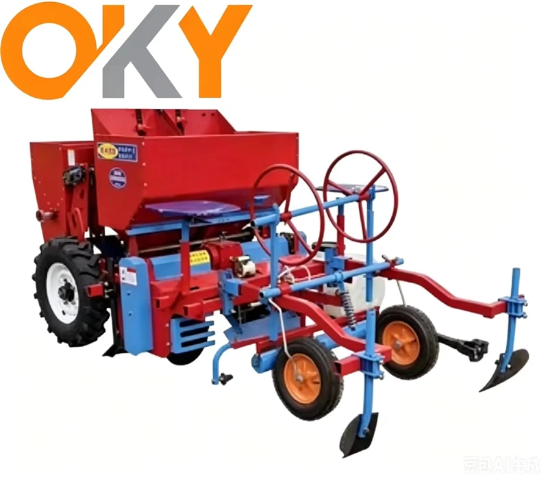 Potato Seeder with Fertilizing and Mulching Factory Direct 2 Row Potato Planter