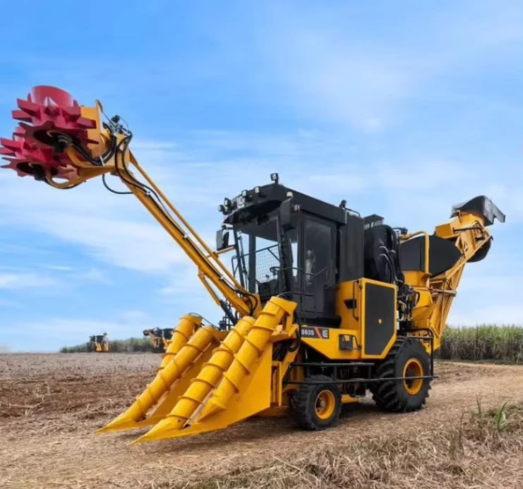 Powerful S935TA Sugar Cane Harvester 280kW for Wide Row High Yield Sugarcane