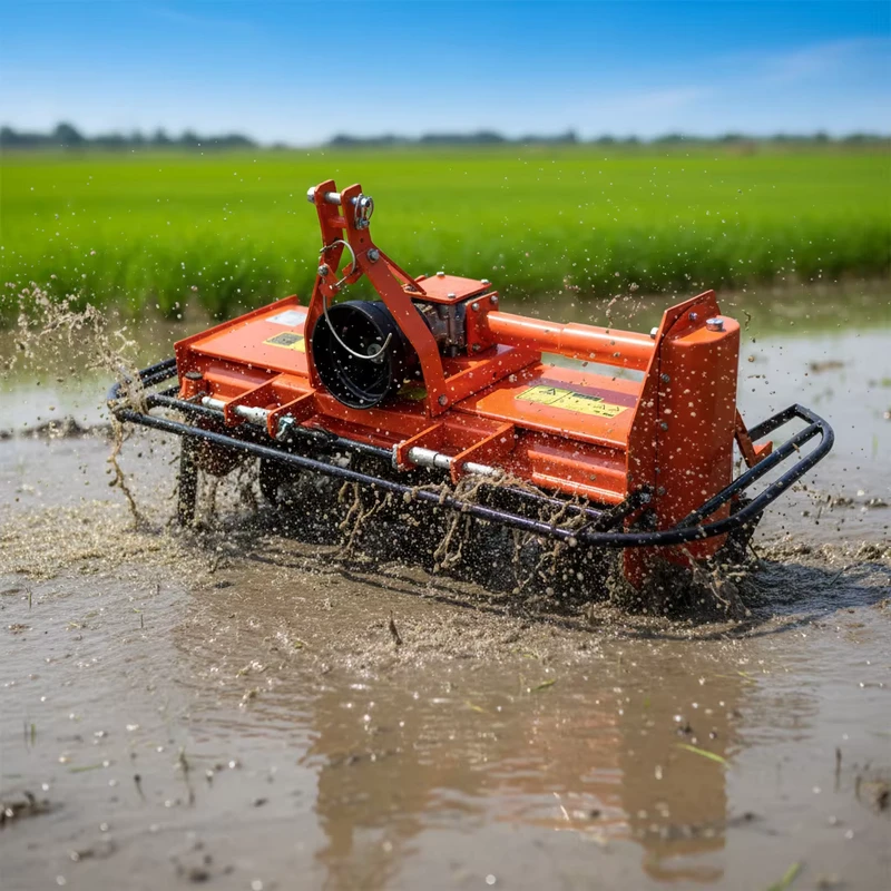 Professional Diesel Rotary Tiller 15-30HP Power Required 800-1400mm for Land Preparation