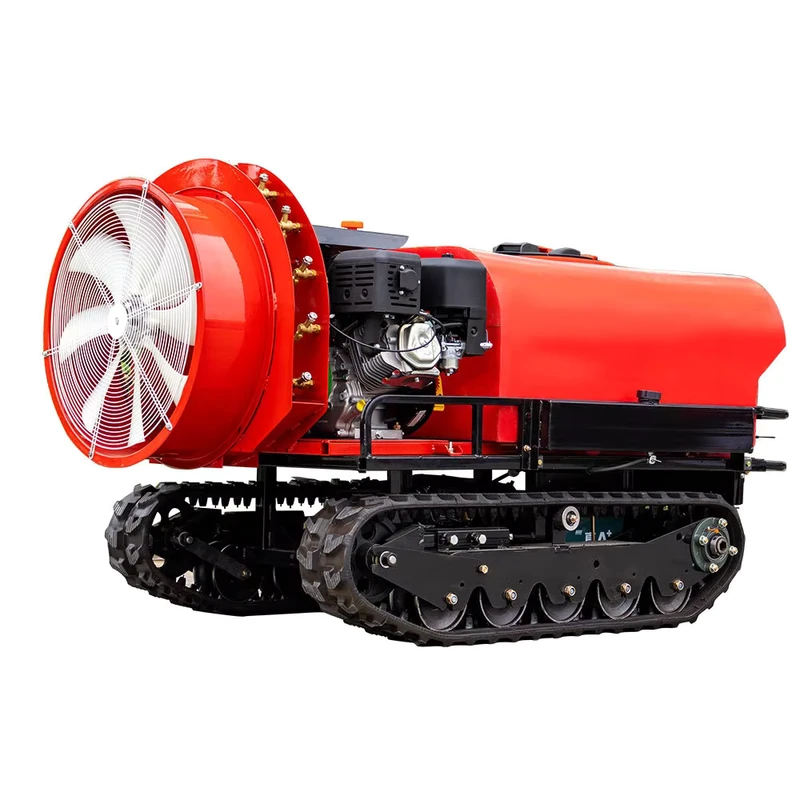 Remote Control Orchard Sprayer 400L Tank 13.2HP 6-12M Spray Range Tracked Self Propelled Pesticide Machine for Farm Agriculture