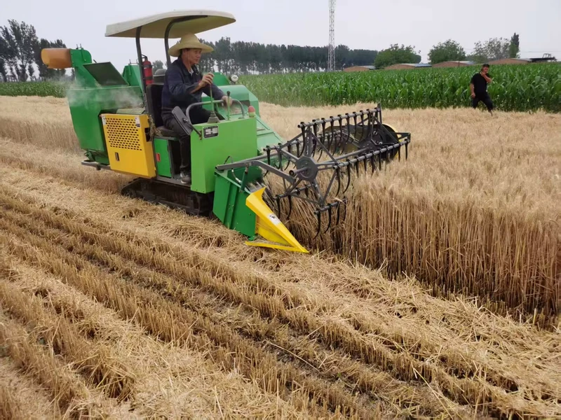 Rice/Wheat/Corn/Soybean/Rapeseed Combine Harvester Agricultural Harvester 35HP Small Farms Machinery Compact Rice Harvester
