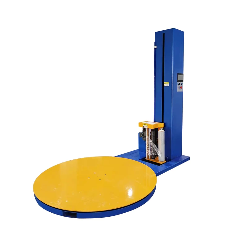 Rotary Pallet Wrapping Machine ISO9001 Horizontal Stretch Film Packaging Machine Industrial Heavy Duty Winding Packing Machinery